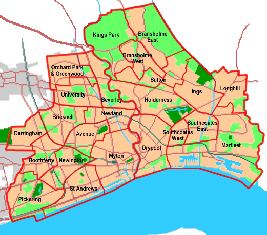 Kingston Upon Hull carte